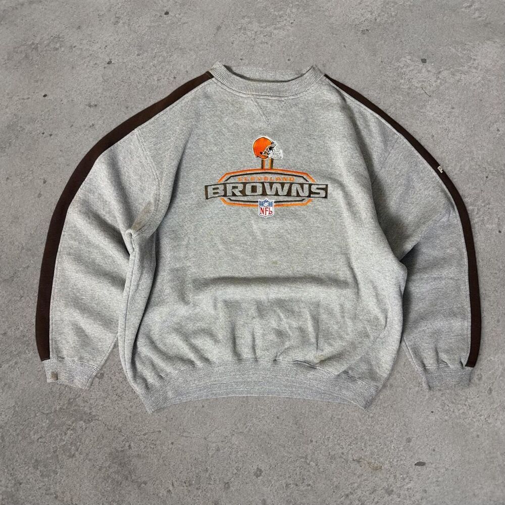 Vintage 1990’s Puma Cleveland Browns NFL Football Sweatshirt Embroidered Mens XL